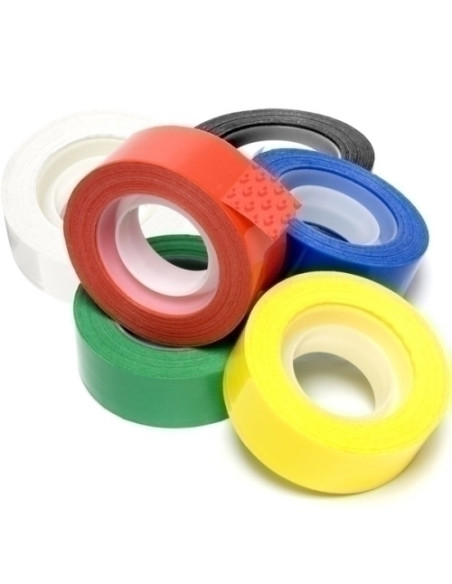 CINTA ADHESIVA FIXO COLOR rollo 33x19 AMARILLO