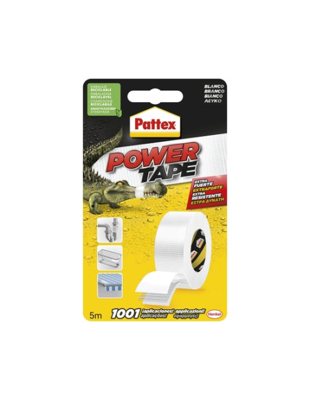 CINTA ADHESIVA PATTEX POWER TAPE 50 mm x 5 m BLANCO