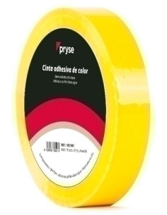 CINTA ADHESIVA PRYSE OPP 19x63 AMARILLO