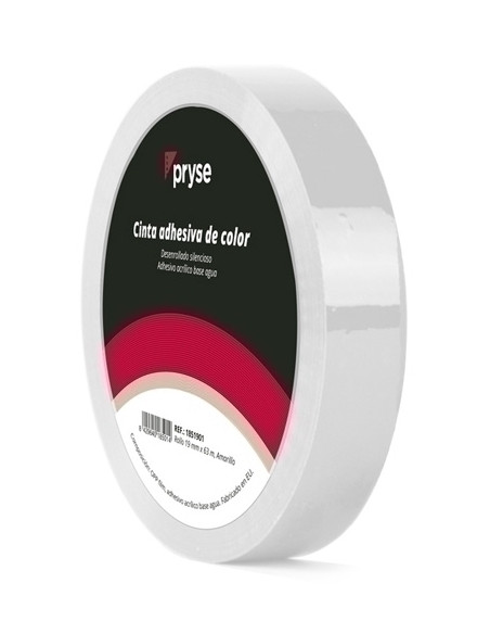 CINTA ADHESIVA PRYSE OPP 19x63 BLANCO