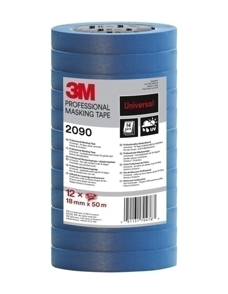 CINTA ADHESIVA SCOTCH-BLUE 2090 MULTI SUPERFICIES rollo 50x24 TORRE DE 9