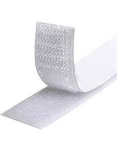 CINTA VELCRO YOSAN GANCHO 16mm x 25m BLANCO