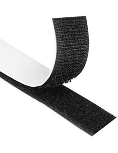 CINTA VELCRO YOSAN GANCHO 16mm x 25m NEGRO