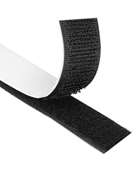 CINTA VELCRO YOSAN GANCHO 16mm x 25m NEGRO