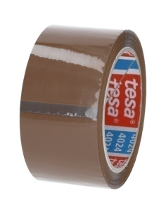 CINTA de EMBALAJE TESA POLIOLEFINA rollo 66x50 SILENC MARRON