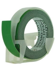 CINTA de ROTULAR DYMO TRADICIONAL  3m 12mm VERDE 14505