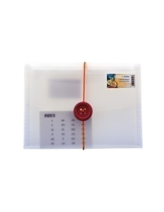 CLASIFICADOR ACORDEON HERMA PP TRANSL F 13 DPTOSGOMAS SERIE BOTON ROJO