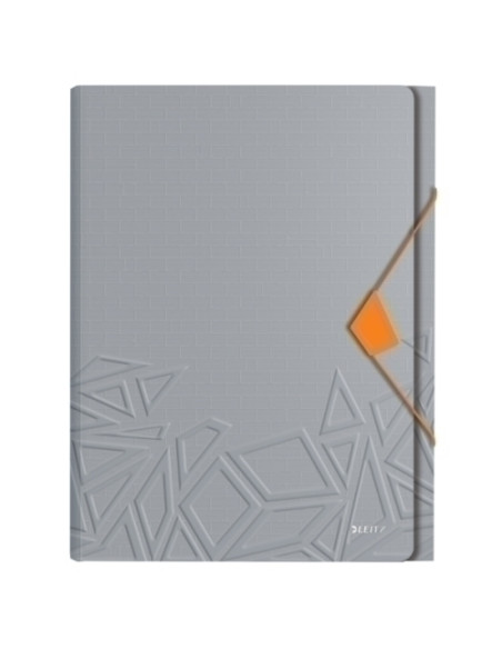 CLASIFICADOR ACORDEON LEITZ URBAN CHIC PP A4 6 SEPARAD GRIS