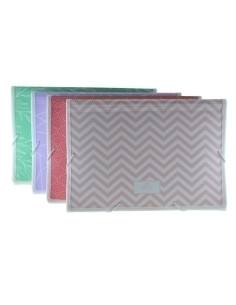 CLASIFICADOR ACORDEON OFFICE BOX PP A4 12 SEPARAD NORTH GLACE