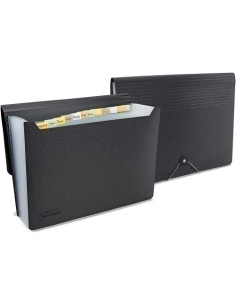 CLASIFICADOR ACORDEON RAPESCO PP  A4 13 DPTOS NEGRO