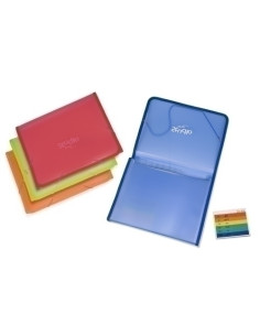 CLASIFICADOR lomo FUELLE PARDO STUDIO STYLE PP F 12 SEPARAD GOMAS EXPOSITOR 8