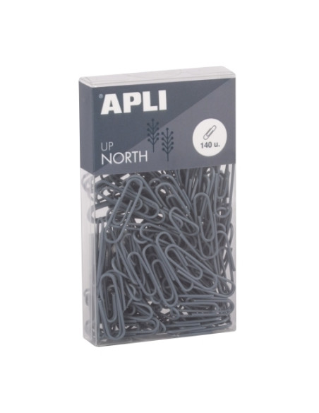 CLIP COLOR APLI UP NORTH AZUL 28 mm CAJA de 140