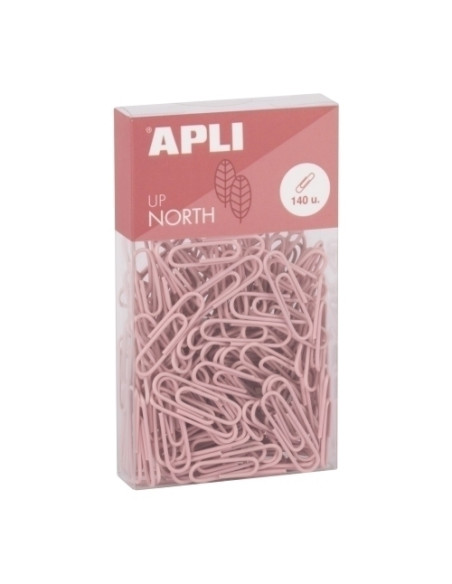 CLIP COLOR APLI UP NORTH ROSA 28 mm CAJA de 140