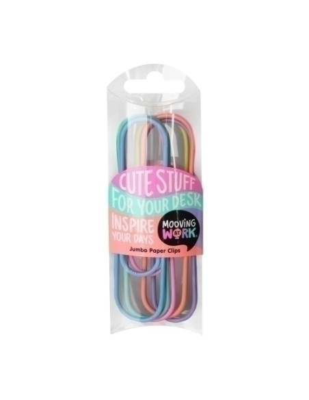 CLIP COLOR MOOVING JUMBO 6 PIEZAS
