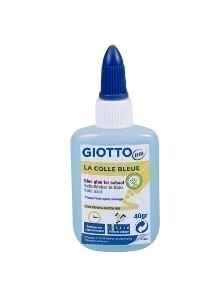 COLA AZUL-TRANSP GIOTTO BIB ESCOLAR 40g