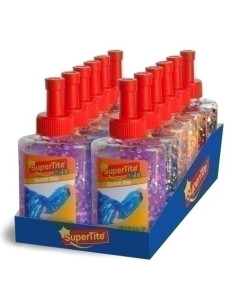 COLA CONFETTI  SUPERTITE BOTE de 80ml SURTIDO EXPOSITOR de 12