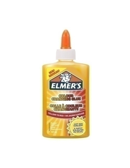 COLA ELMER´S SLIME CAMBIACOLOR LAVABLE 147 ml AMARILLO