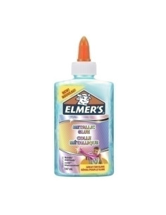 COLA ELMER´S SLIME METALICO LAVABLE 147 ml AZUL PIZARRA