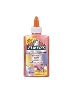 COLA ELMER´S SLIME METALICO LAVABLE 147 ml ROSA