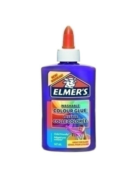 COLA ELMER´S SLIME OPACO LAVABLE 147 ml MORADO