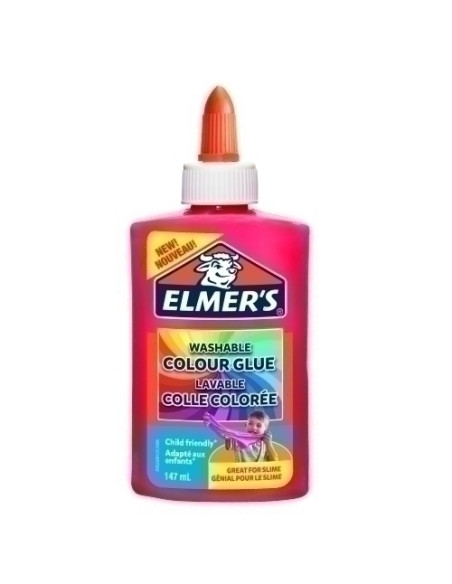 COLA ELMER´S SLIME OPACO LAVABLE 147 ml ROSA
