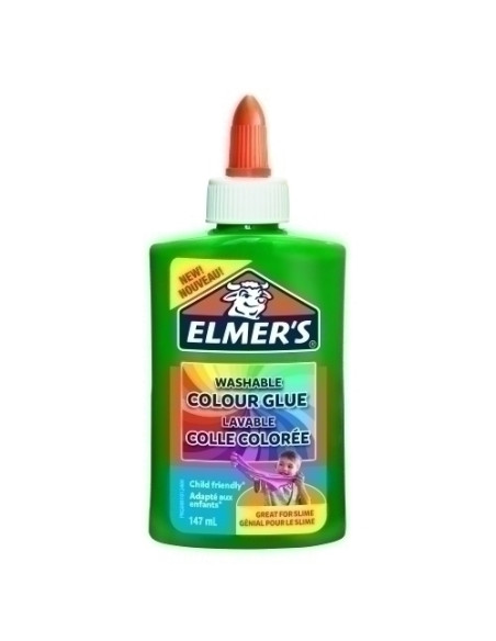 COLA ELMER´S SLIME OPACO LAVABLE 147 ml VERDE