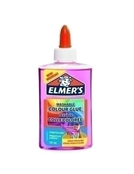 COLA ELMER´S SLIME TRANSLUCIDO LAVABLE 147 ml ROSA