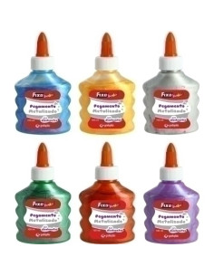 COLA FIXO KIDS METALIZADA 100ml EXPOSITOR DE 12