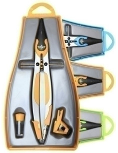 COMPAS BIGOTERA GIGANTE LINEA OVAL COLORES SURTIDOSCON PROTECTOR DE AGUJA