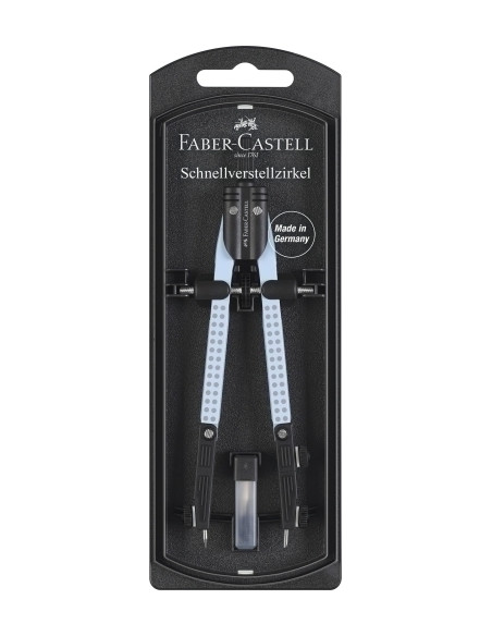 COMPAS FABER-CASTELL GRIP SKY BLUE