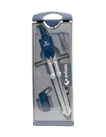 COMPAS GRAFOPLAS MICROMETRICO CON MINAS Y ADAPTADOR