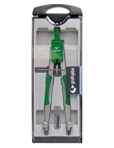 COMPAS GRAFOPLAS MICROMETRICO VERDE CON MINAS
