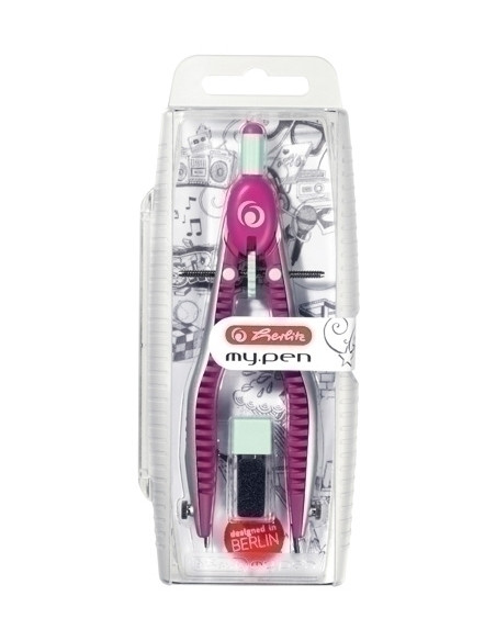 COMPAS HERLITZ MYPEN CON BIGOTERA MENTAPURPURA