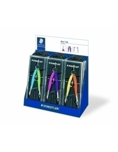 COMPAS STAEDTLER MARS 556 NEON BIGOTERA EXPOSITOR de 9