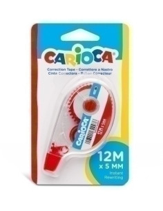 CORRECTOR CINTA CARIOCA 5 mm x 12 m EN BLISTER DE 1