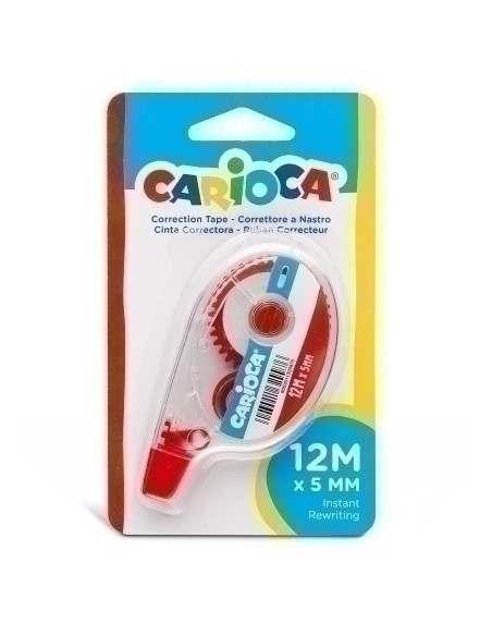 CORRECTOR CINTA CARIOCA 5 mm x 12 m EN BLISTER DE 1