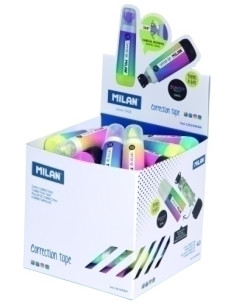 CORRECTOR CINTA MILAN 5 mm x 6 m SERIE SUNSET EXPOSITOR de 40