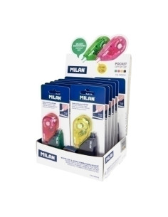 CORRECTOR CINTA MILAN POCKET 42 mm x 5 m EXPOSITOR de 12