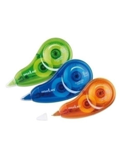CORRECTOR CINTA MOLIN 5 mm x 8 m COLORES SURTIDOS BLISTER DE 1