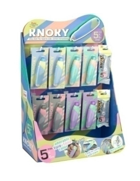 CORRECTOR CINTA PENTEL KNODY EXPOSITOR DE 60