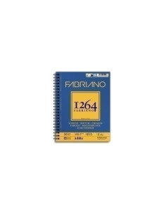 CUADERNO DE DIBUJO FABRIANO ESBOZO CON ESPIRAL GRANO NATURAL A5 90g 60h