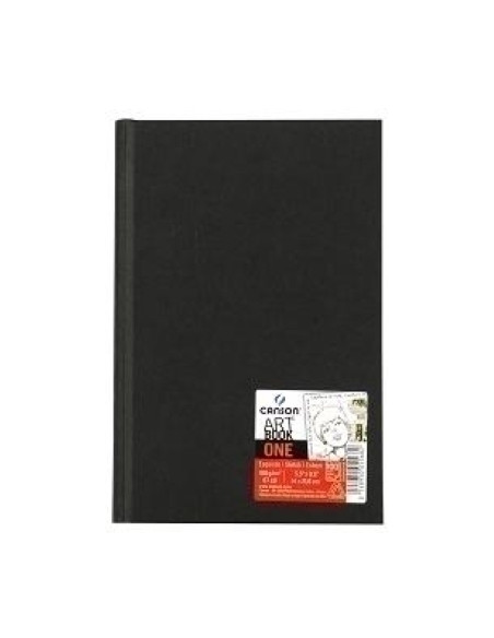 CUADERNO DE DIBUJO GUARRO-CANSON ONE ART BOOK COSIDO LISO TAPA DURA 140x216 mm 100g 98h