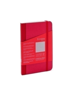 CUADERNO FABRIANO ECOQUA PLUS TELA 9x14 80hj 90gr LISO FRAMBUESA