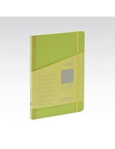 CUADERNO FABRIANO ECOQUA PLUS TELA A5 80hj 90gr PUNTOS DOTS LIMA