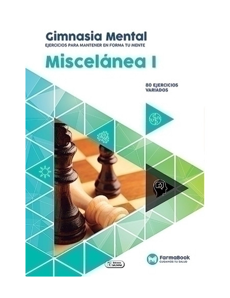 CUADERNO FARMABOOK 24x17 GIMNASIA MENTAL MISCELANEA I