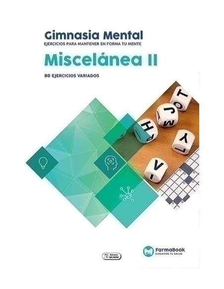 CUADERNO FARMABOOK 24x17 GIMNASIA MENTAL MISCELANEA II
