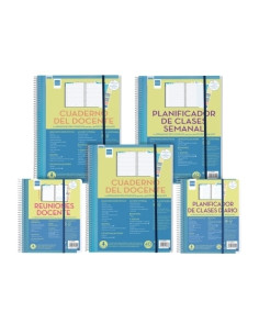 CUADERNO FINOCAM DEL DOCENTE NO FECHADO SURTIDO PACK DE 5