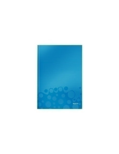 CUADERNO LEITZ WOW A4 80 hj 90gr CUADRIC4x4 AZUL