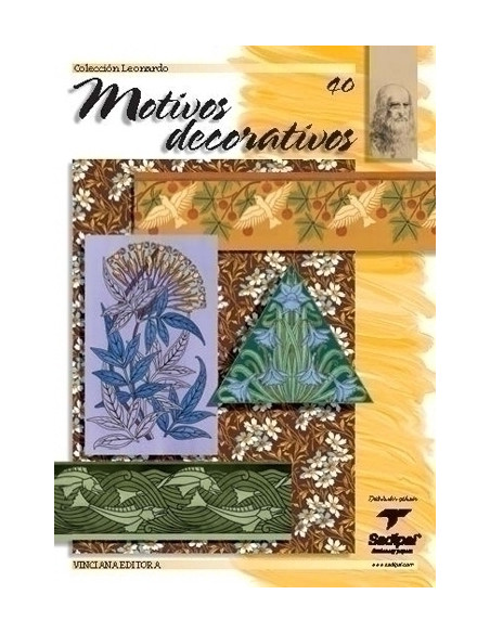 CUADERNO LEONARDO MOTIVOS DECORATIVOS N 40