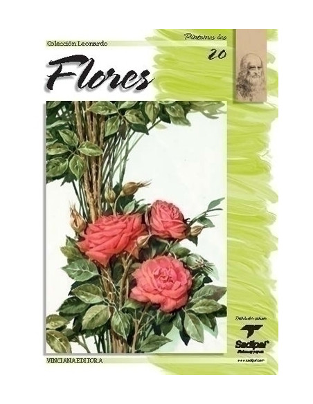 CUADERNO LEONARDO N20 FLORES